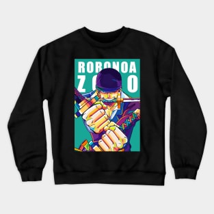 Roronoa Zoro Pop Art Crewneck Sweatshirt